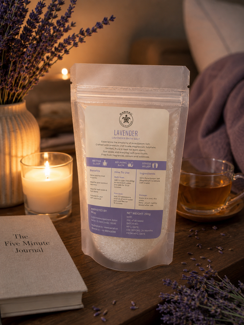 SARRAL Lavender Epsom Salt (USP Grade) 250g