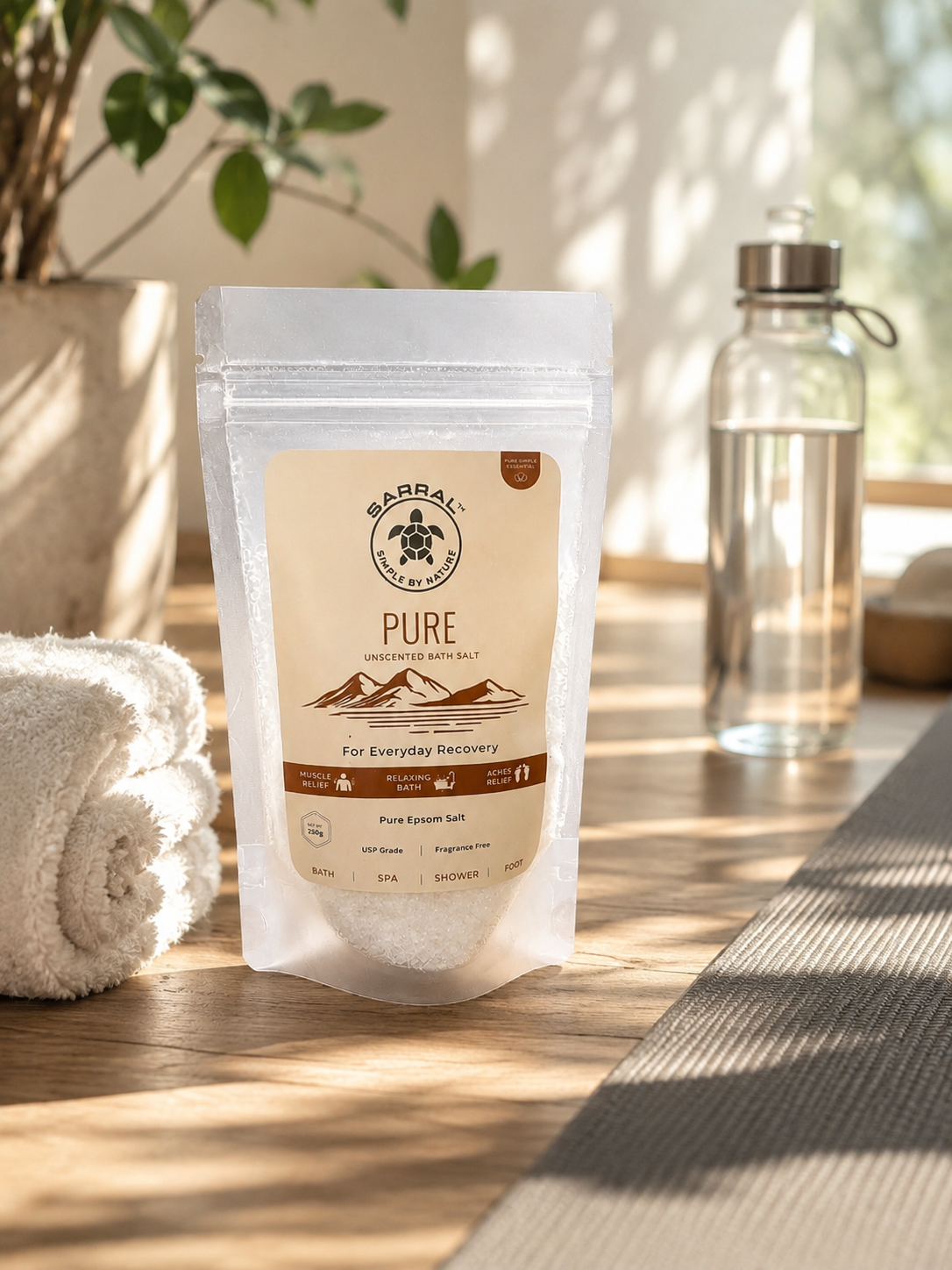 SARRAL Pure Epsom Salt (USP Grade) 250g